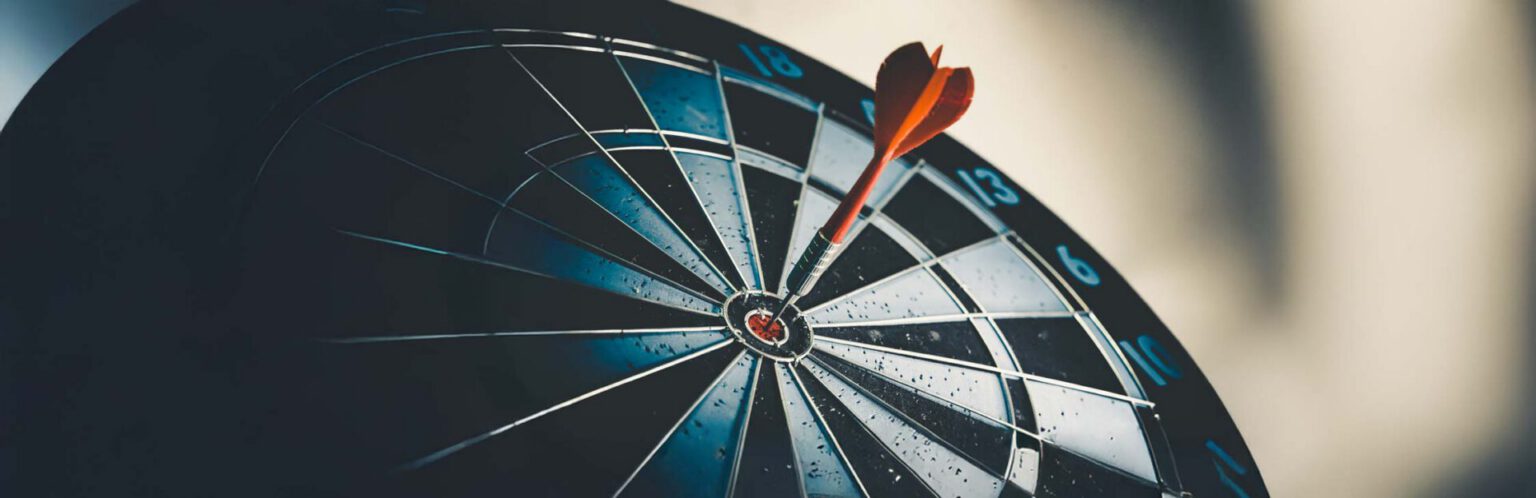 Dart in a bullseye